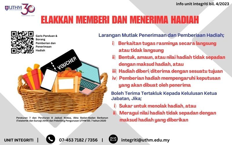 Larangan Pemberian Dan Penerimaan Hadiah