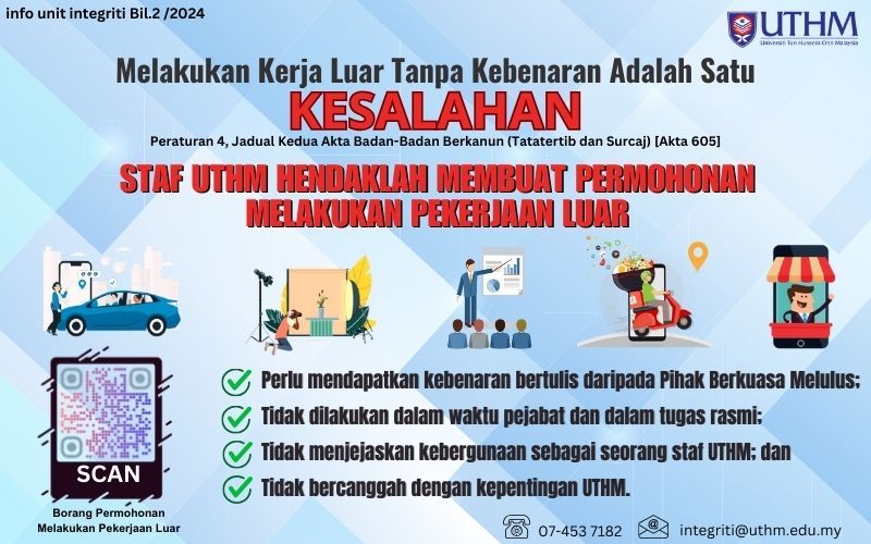 Melakukan Kerja Luar Tanpa Kebenaran