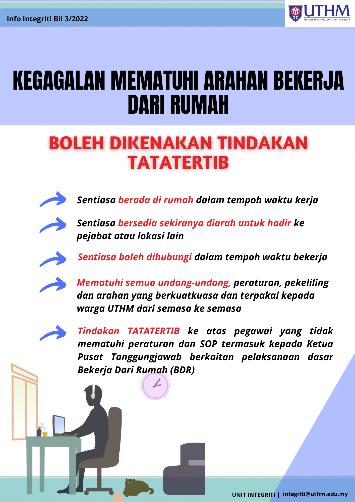 Kegagalan Mematuhi Arahan Bekerja Dari Rumah